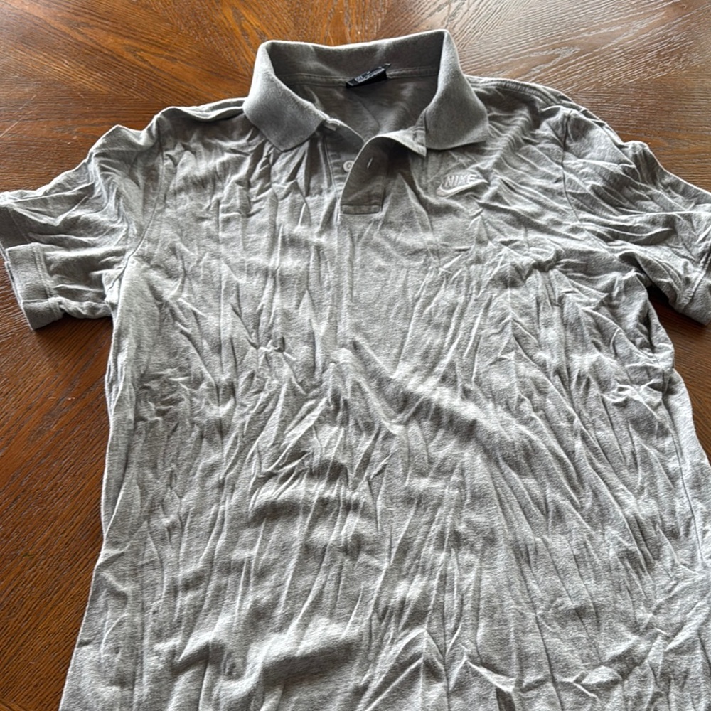 Nike Men's Gray Polo Shirt